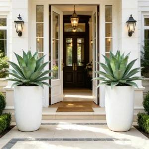 2 Pack 25in Artificial Agave Plants