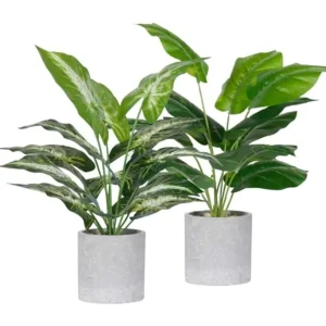 2 Pack Artificial Tropical Plants