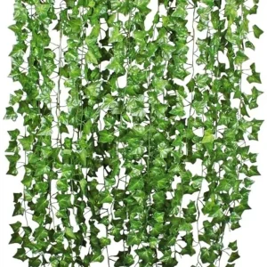 84 Feet 12 Strands Artificial Ivy Leaf Vine Hanging Garland